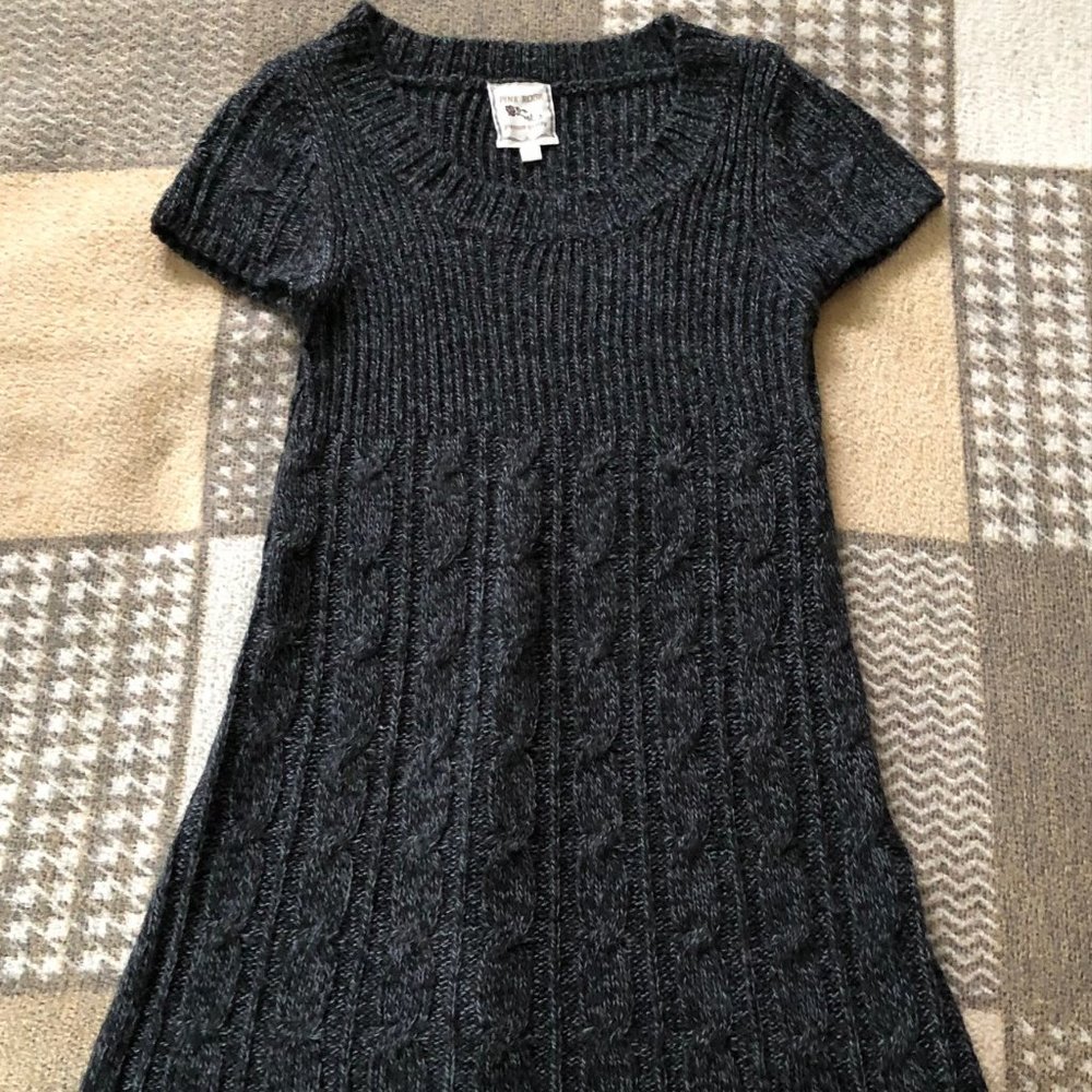 Pink Rose Sweater Dress